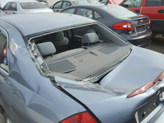 1HGCM564X7A069115 - 2007 HONDA ACCORD LX BLUE photo 9