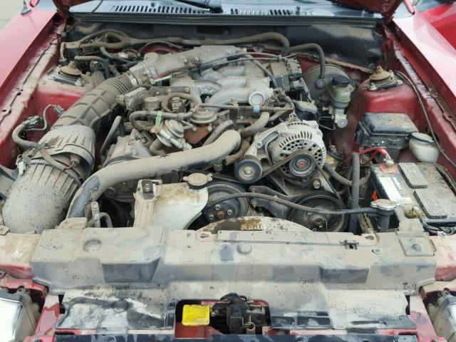 1FAFP4445YF229041 - 2000 FORD MUSTANG RED photo 7