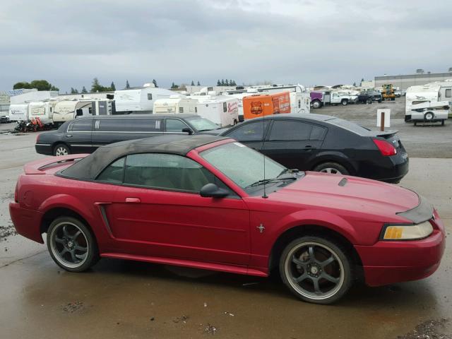 1FAFP4445YF229041 - 2000 FORD MUSTANG RED photo 9