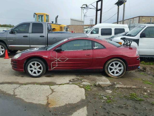 4A3AC44G61E045424 - 2001 MITSUBISHI ECLIPSE GS BURGUNDY photo 9