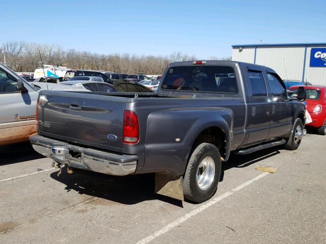 1FTWW32F12ED15181 - 2002 FORD F350 SUPER GRAY photo 4