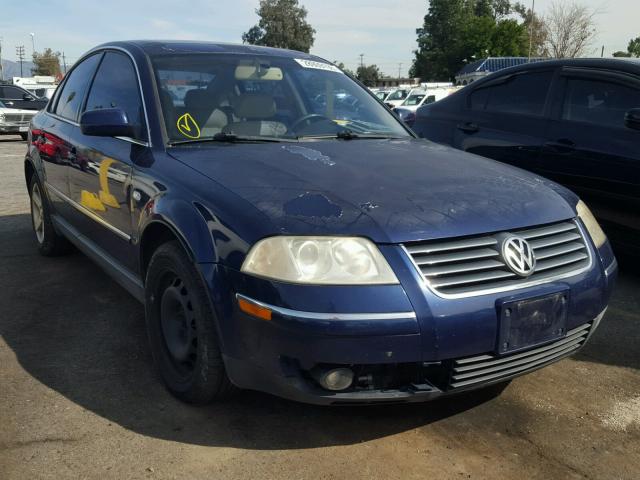 WVWRH63B54P104173 - 2004 VOLKSWAGEN PASSAT GLX BLUE photo 1