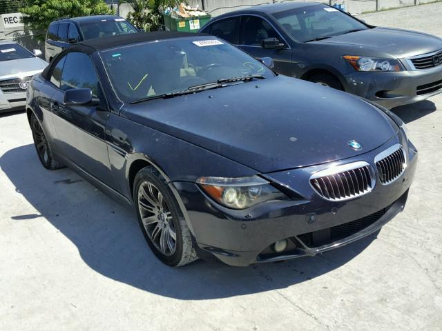 WBAEK13557CN72443 - 2007 BMW 650 I BLACK photo 1
