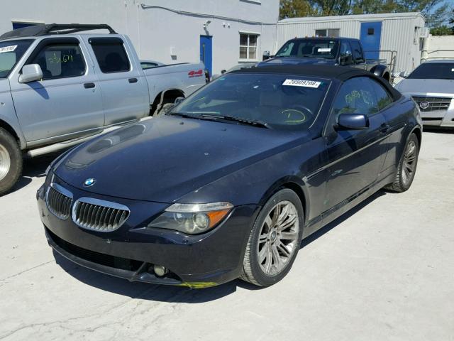 WBAEK13557CN72443 - 2007 BMW 650 I BLACK photo 2