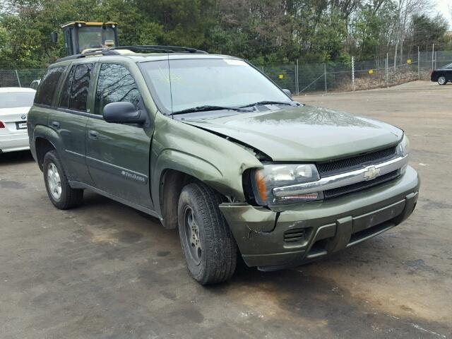 1GNDS13S722177092 - 2002 CHEVROLET TRAILBLAZE GREEN photo 1