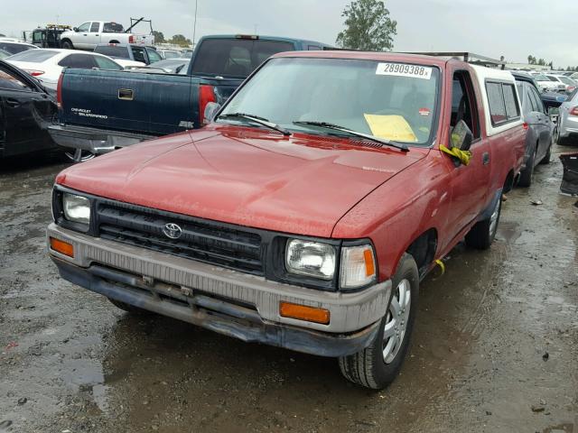 JT4RN81A5N0096360 - 1992 TOYOTA PICKUP 1/2 RED photo 2