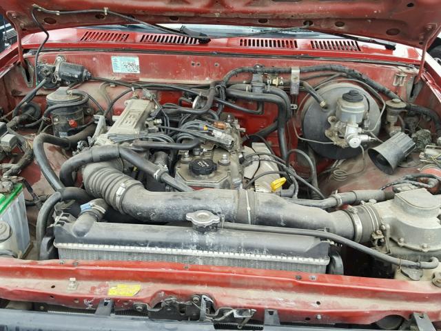 JT4RN81A5N0096360 - 1992 TOYOTA PICKUP 1/2 RED photo 7