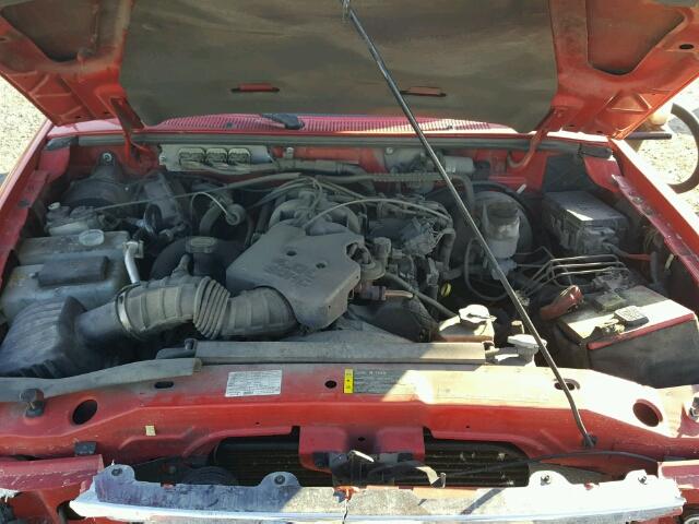 1FTZR45E48PA40643 - 2008 FORD RANGER SUP RED photo 7