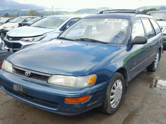 JT2AE09V4R0052984 - 1994 TOYOTA COROLLA BA BLUE photo 2