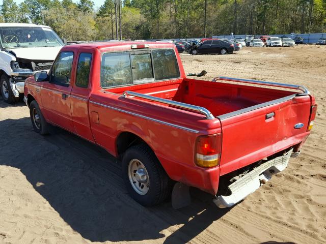 1FTCR14X4VPA84273 - 1997 FORD RANGER SUP RED photo 3