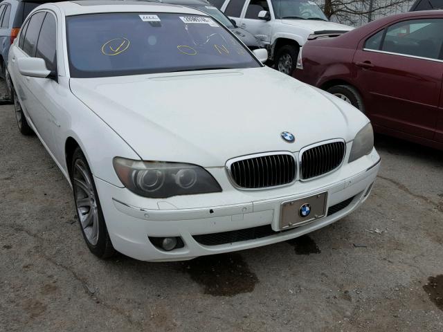 WBAHN83547DT66506 - 2007 BMW 750 WHITE photo 9