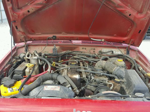 1J4FF58S31L608603 - 2001 JEEP CHEROKEE C RED photo 7