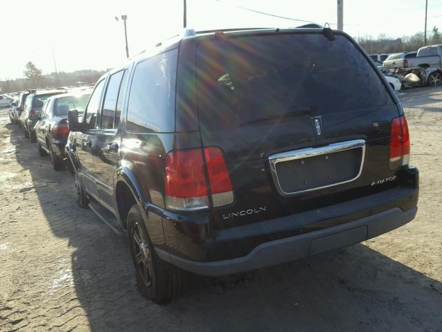 5LMEU68H74ZJ44338 - 2004 LINCOLN AVIATOR 黑色 照片 3