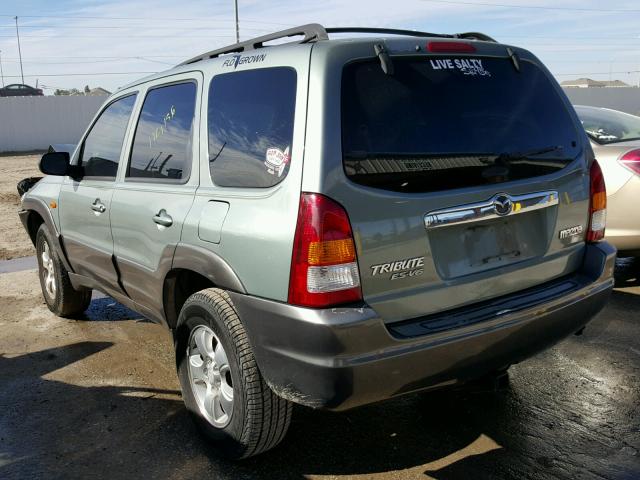 4F2CZ06163KM24147 - 2003 MAZDA TRIBUTE ES 绿色 照片 3
