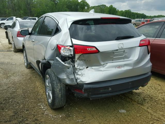 3CZRU5H58GM712718 - 2016 HONDA HR-V EX SILVER photo 3