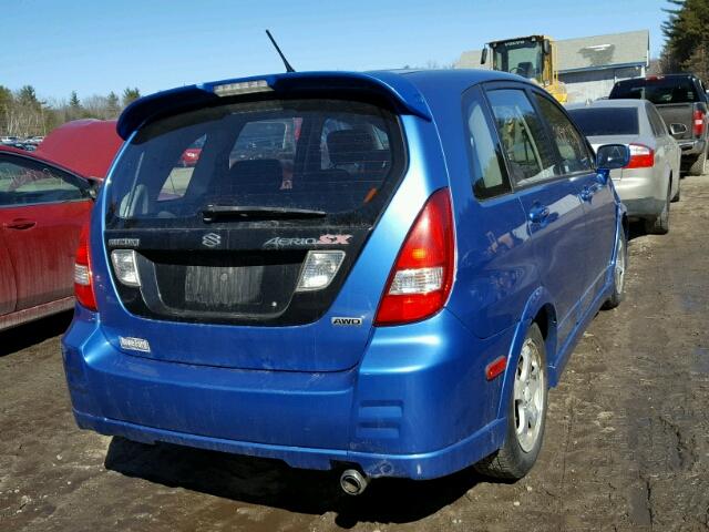 JS2RD61H945251004 - 2004 SUZUKI AERIO SX BLUE photo 4