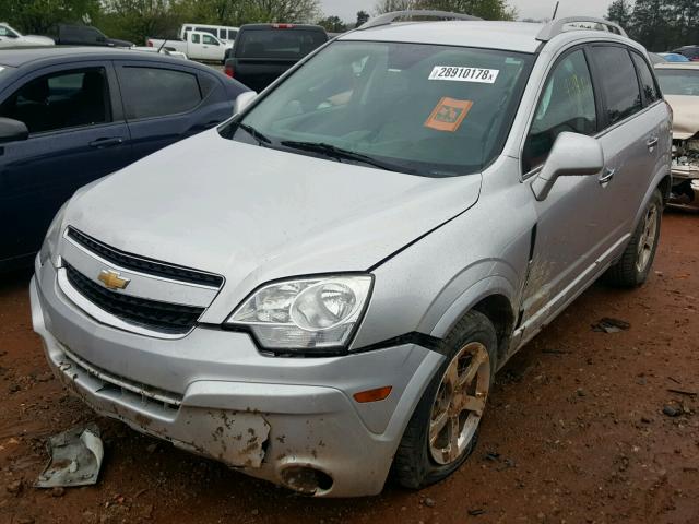 3GNAL3EK8DS602271 - 2013 CHEVROLET CAPTIVA LT SILVER photo 2