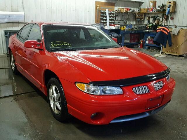 1G2WP52K12F243256 - 2002 PONTIAC GRAND PRIX RED photo 1