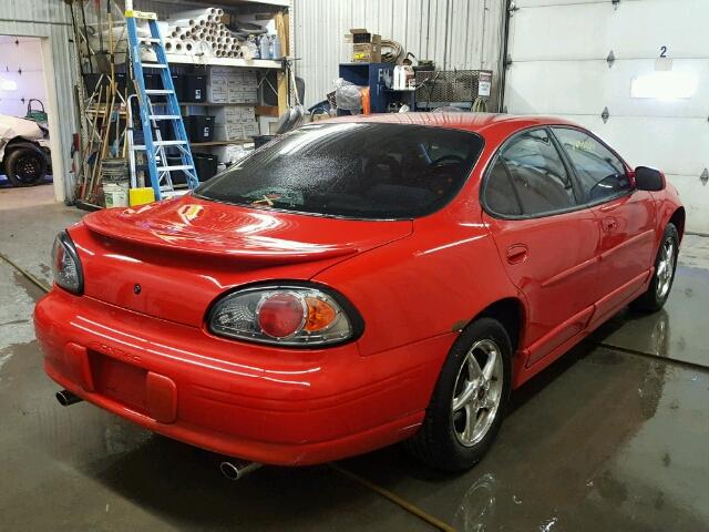 1G2WP52K12F243256 - 2002 PONTIAC GRAND PRIX RED photo 4