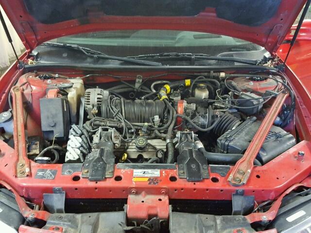 1G2WP52K12F243256 - 2002 PONTIAC GRAND PRIX RED photo 7