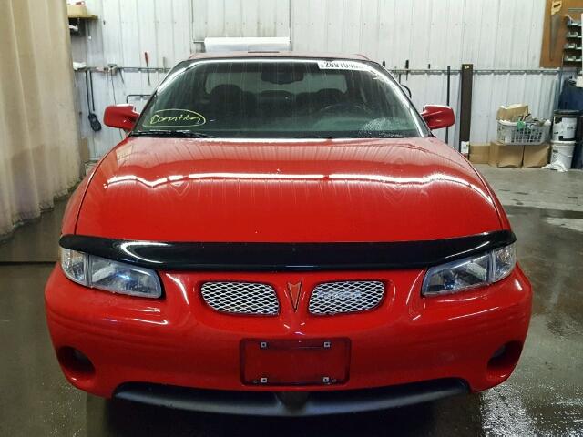 1G2WP52K12F243256 - 2002 PONTIAC GRAND PRIX RED photo 9