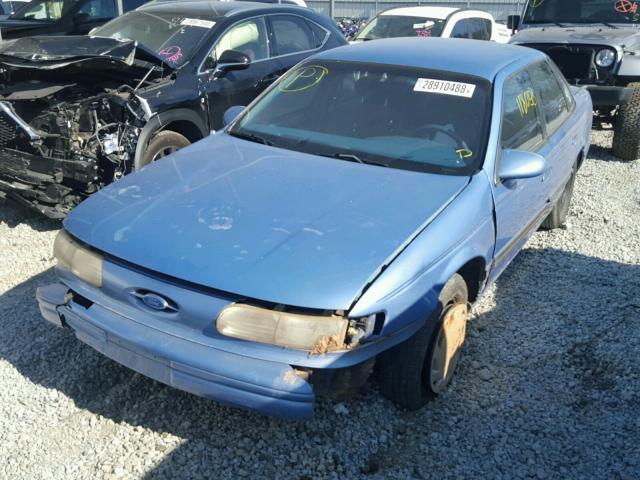 1FALP52U1SA131785 - 1995 FORD TAURUS GL BLUE photo 2