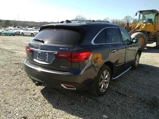 5FRYD4H94GB024085 - 2016 ACURA MDX ADVANC BLACK photo 4