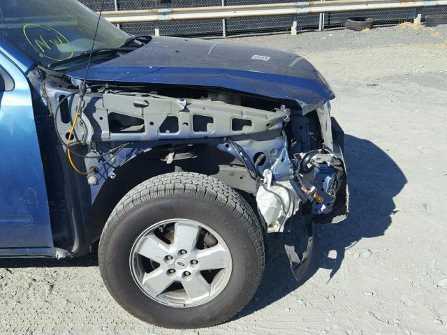 1FMCU02769KB71392 - 2009 FORD ESCAPE XLS BLUE photo 9