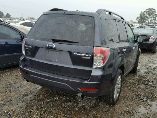 JF2SHADC7BH714483 - 2011 SUBARU FORESTER 2 GRAY photo 4