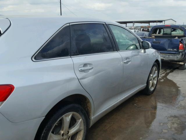 4T3ZK11A09U004234 - 2009 TOYOTA VENZA BASE SILVER photo 9