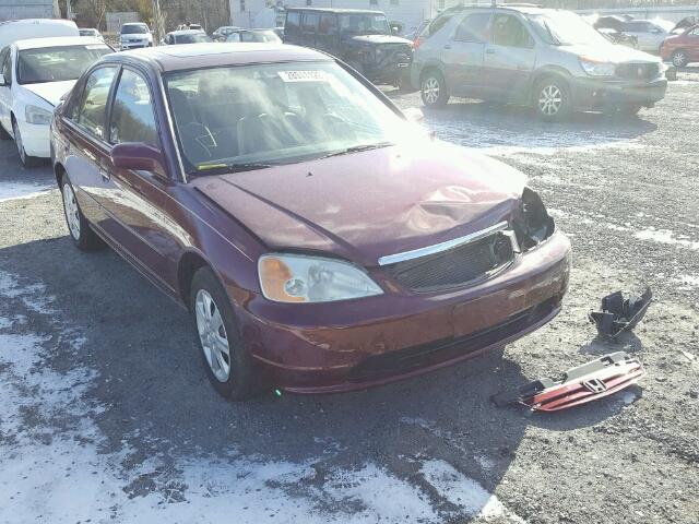 2HGES26723H513106 - 2003 HONDA CIVIC EX MAROON photo 1