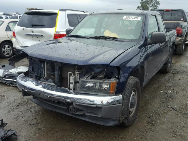 1GTCS199388112450 - 2008 GMC CANYON BLUE photo 2