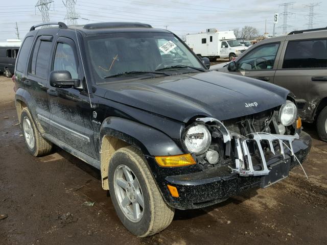 1J8GL58K47W593371 - 2007 JEEP LIBERTY LI BLACK photo 1