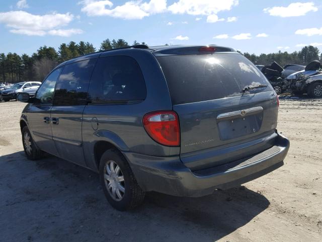 2A8GP54L56R824353 - 2006 CHRYSLER TOWN & COU BLUE photo 3