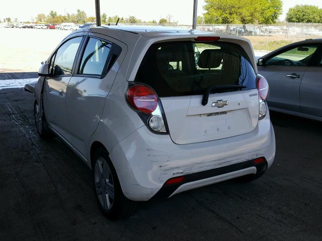 KL8CD6S98EC528416 - 2014 CHEVROLET SPARK 1LT WHITE photo 3