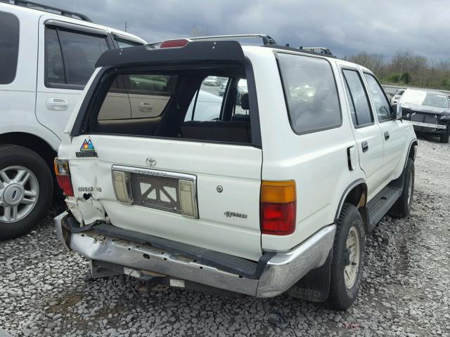 JT3VN39WXS0218261 - 1995 TOYOTA 4RUNNER VN WHITE photo 4