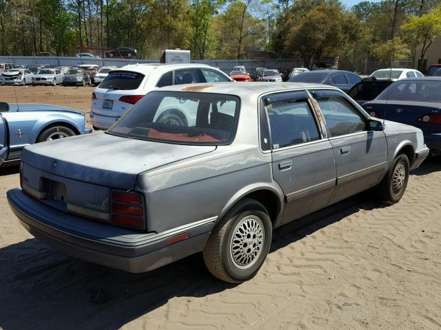 1G3AJ54NXM6325066 - 1991 OLDSMOBILE CUTLASS CI GRAY photo 4