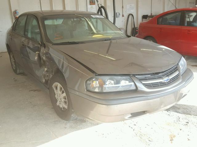 2G1WF52E029315932 - 2002 CHEVROLET IMPALA BROWN photo 1