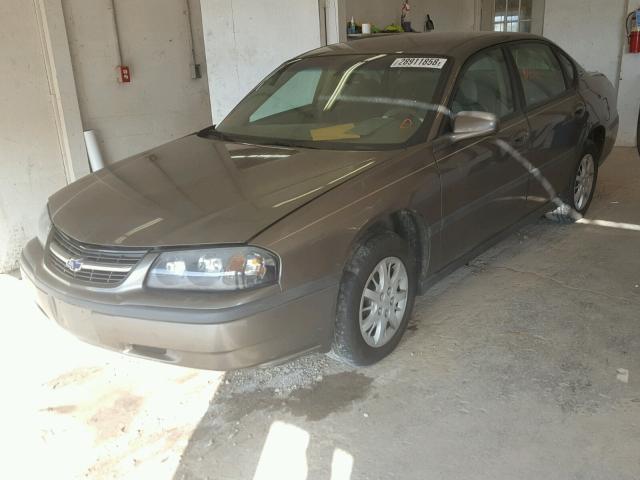 2G1WF52E029315932 - 2002 CHEVROLET IMPALA BROWN photo 2