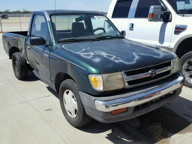 4TANL42N5XZ536246 - 1999 TOYOTA TACOMA GREEN photo 1