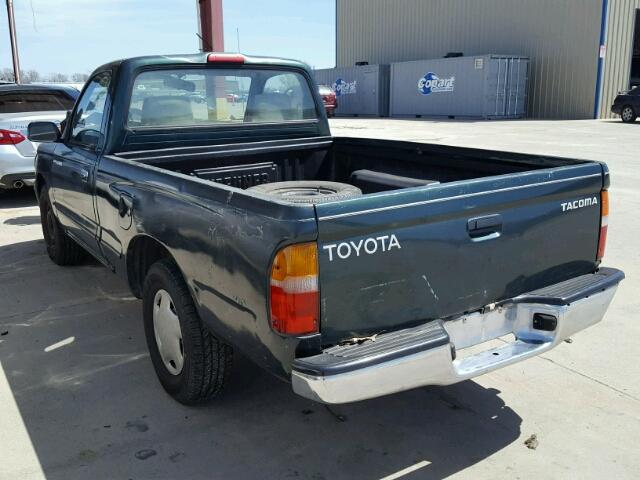 4TANL42N5XZ536246 - 1999 TOYOTA TACOMA GREEN photo 3