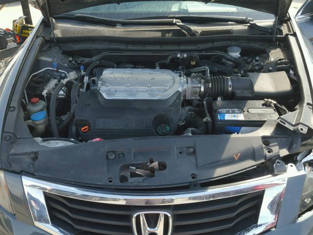 1HGCP36858A008917 - 2008 HONDA ACCORD EXL GRAY photo 7