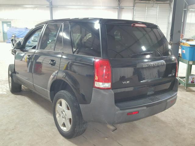 5GZCZ63455S862502 - 2005 SATURN VUE BLACK photo 3