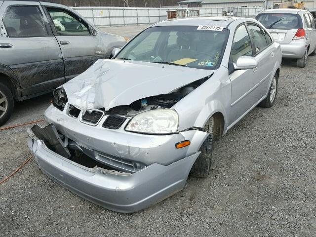 KL5JJ52Z54K949232 - 2004 SUZUKI FORENZA LX SILVER photo 2