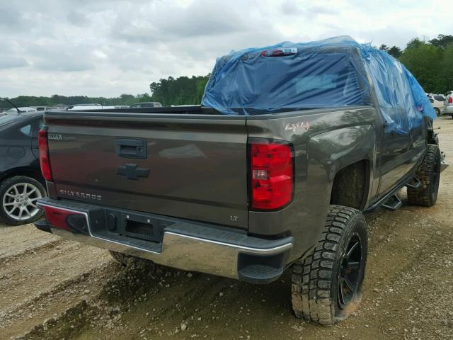 3GCUKREC8EG224512 - 2014 CHEVROLET SILVERADO GRAY photo 4