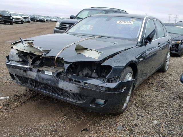 WBAHN83578DT87545 - 2008 BMW 750 LI BLACK photo 2