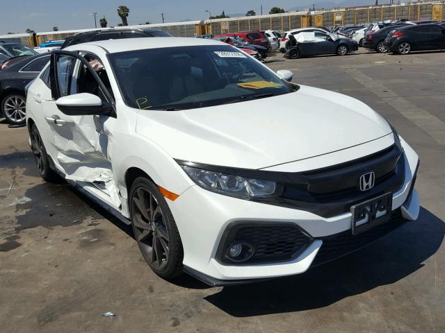 SHHFK7G49JU209891 - 2018 HONDA CIVIC SPOR WHITE photo 1