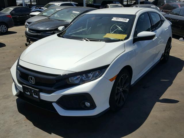SHHFK7G49JU209891 - 2018 HONDA CIVIC SPOR WHITE photo 2