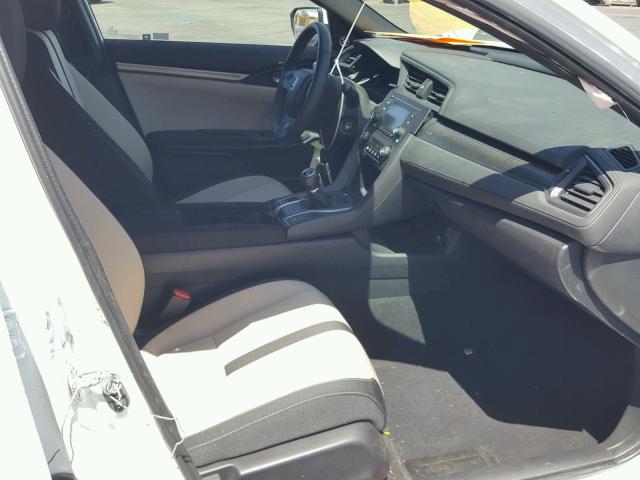 SHHFK7G49JU209891 - 2018 HONDA CIVIC SPOR WHITE photo 5