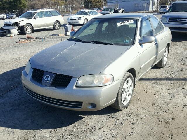 3N1CB51D34L878815 - 2004 NISSAN SENTRA 1.8 TAN photo 2